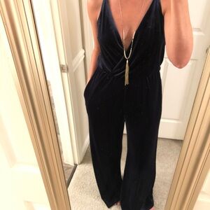 Elegant Navy Blue Jumpsuit